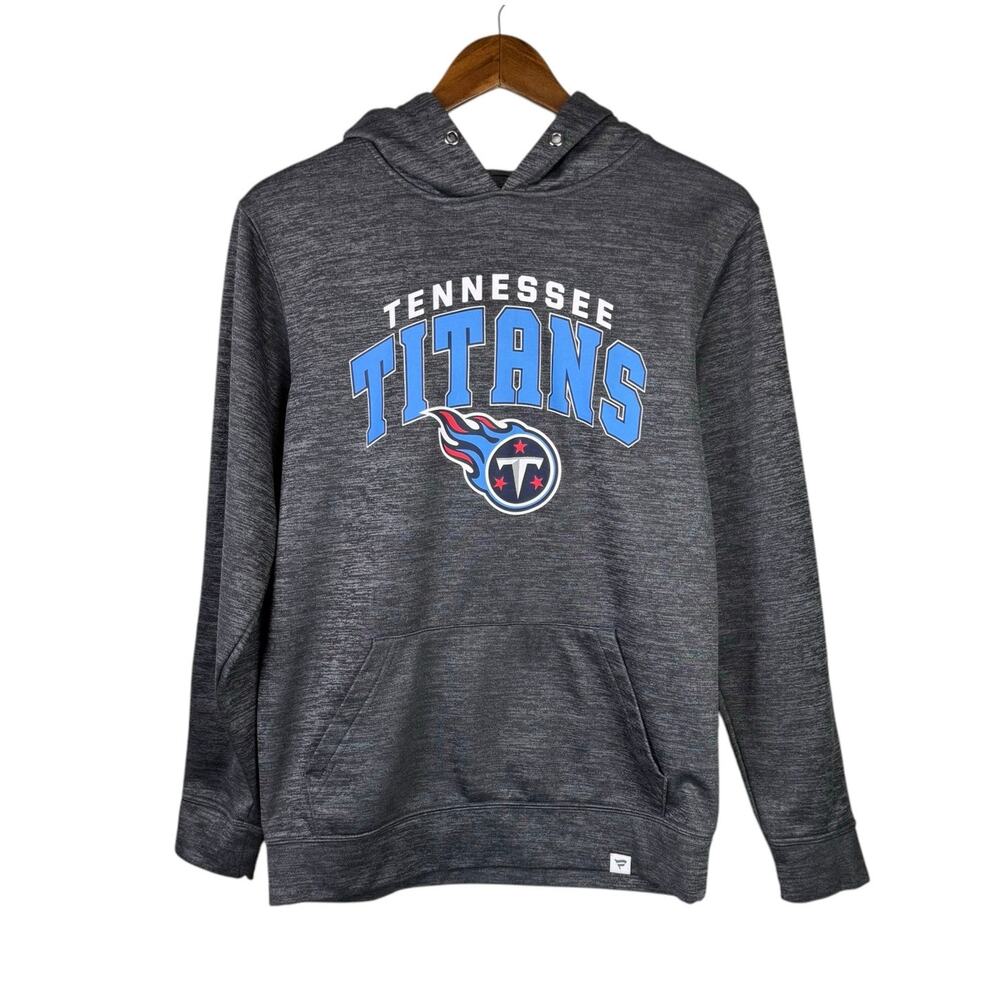 Fanatics Tennessee Titans NFL Football Dark Grey Pullover Hoodie Sweatshirt